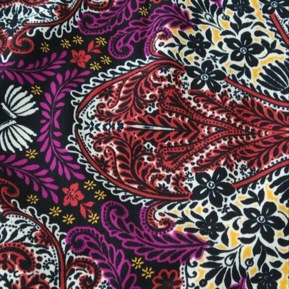 Chicos Medallion Print Paisley Fall Dress Size 16 18 Size 3 - Picture 10 of 12